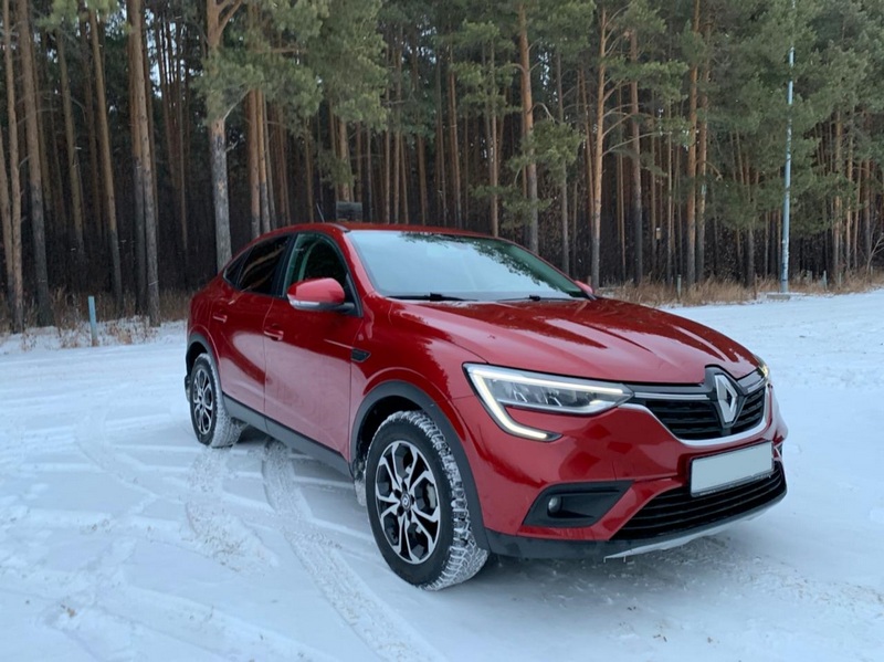 Renault Arkana (красный) 2019-2021 год или аналог в Горно-Алтайске, Россия