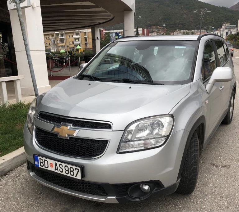 Chevrolet Orlando 7 мест АКПП 2012-2015 год или аналог в Черногории