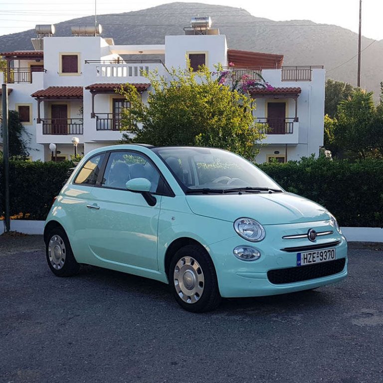 Fiat 500 Cabrio Automatic в Салониках, Греция