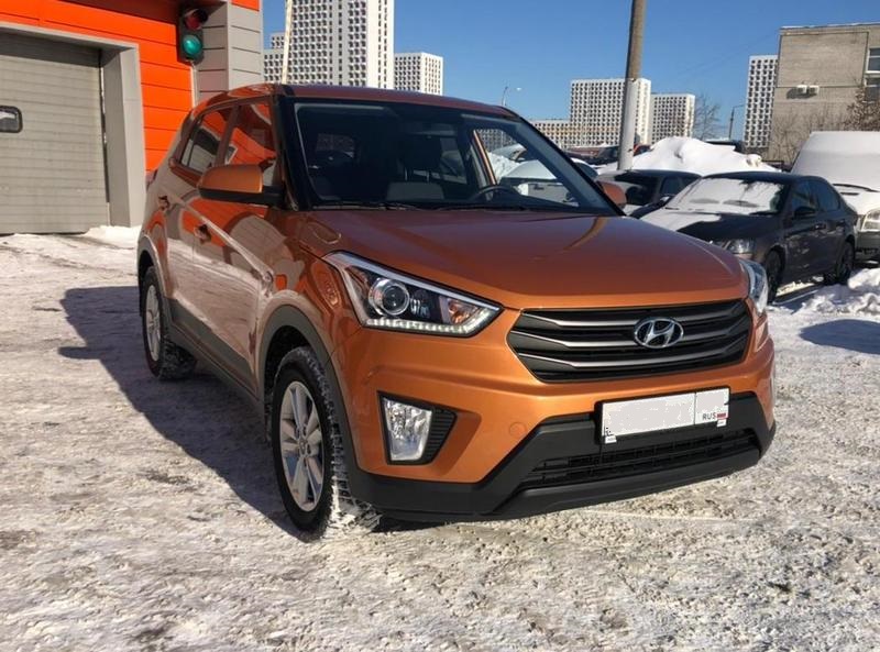 Hyundai Creta (оранжевый) 2018-2020 год или аналог в Горно-Алтайске, Россия