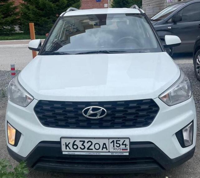 Hyundai Creta Белый 2018-2020 год в Горно-Алтайске, Россия