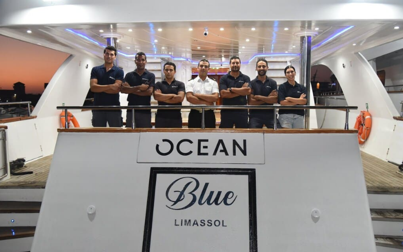 Мега-яхта Ocean Blue на Кипре в Лачи