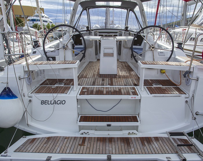 Яхта Oceanis 38.1 – Bellagio в Трогире, Хорватия