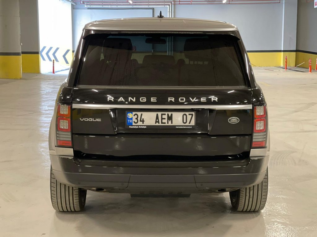 Range Rover vogue – 2017 в Аланьи и Анталии, Турция