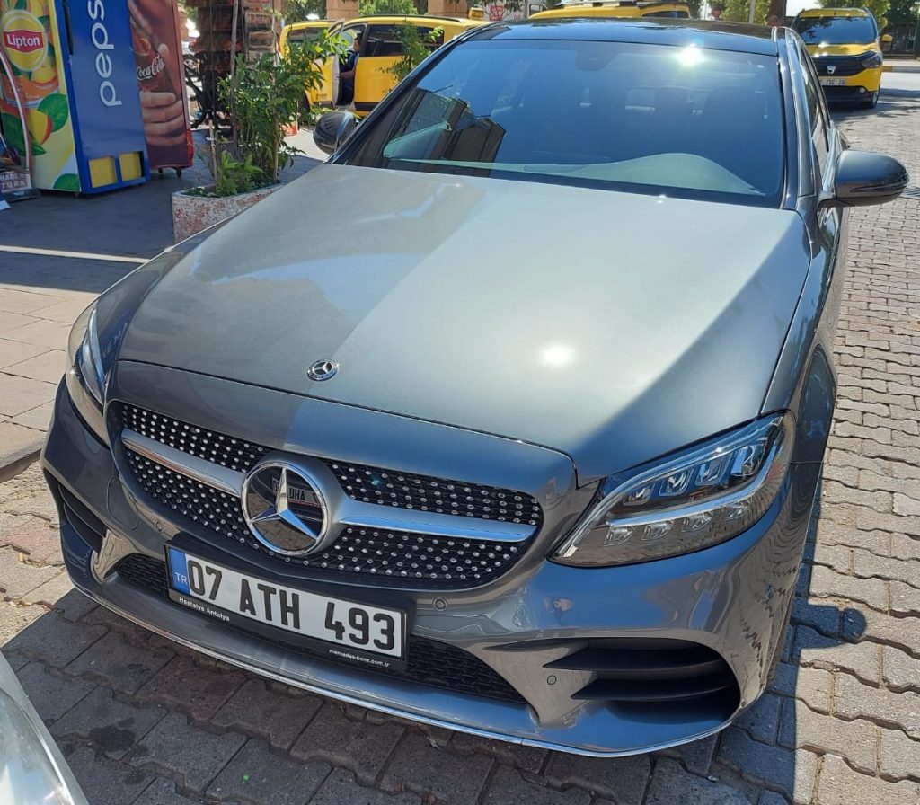 Mercedes C200 2021-2022 или аналог в Турции