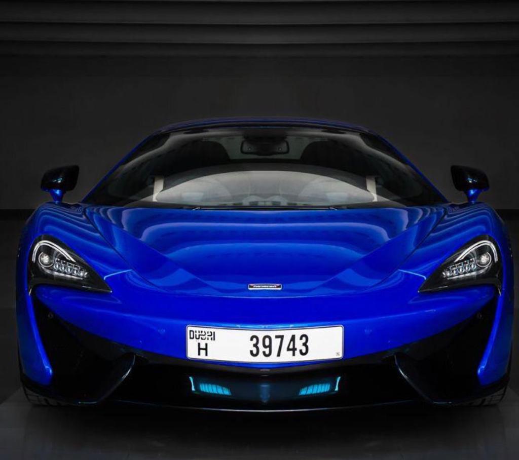 McLaren 570 Blue в Дубаи, ОАЭ