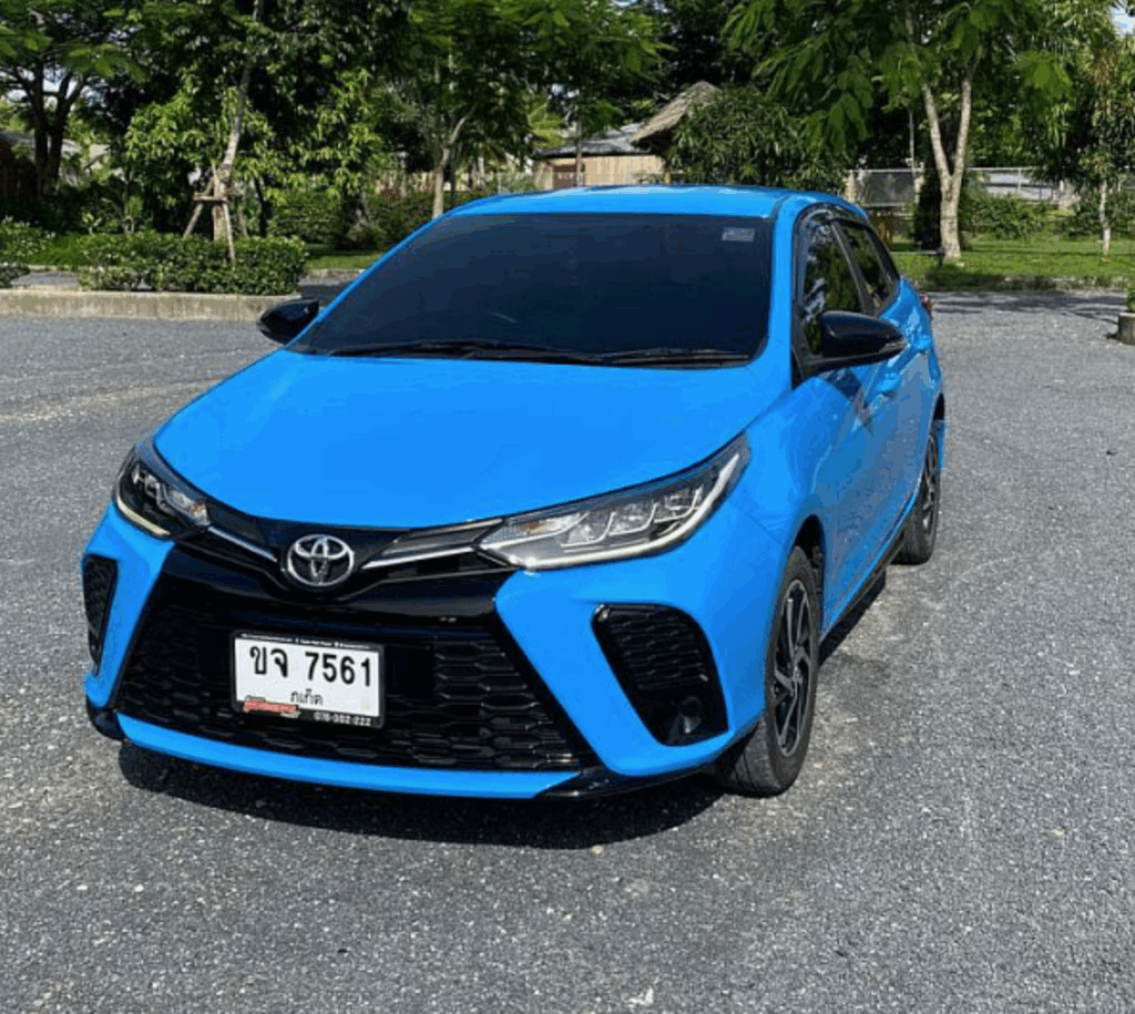 Toyota Yaris Blue 2022 или аналог на Пхукете, Таиланд