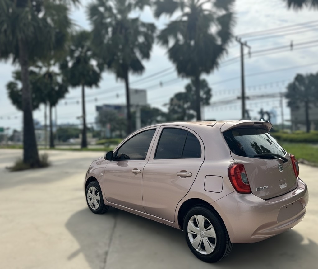 Nissan March Pink 2019-2020 или аналог в Паттайе, Таиланд