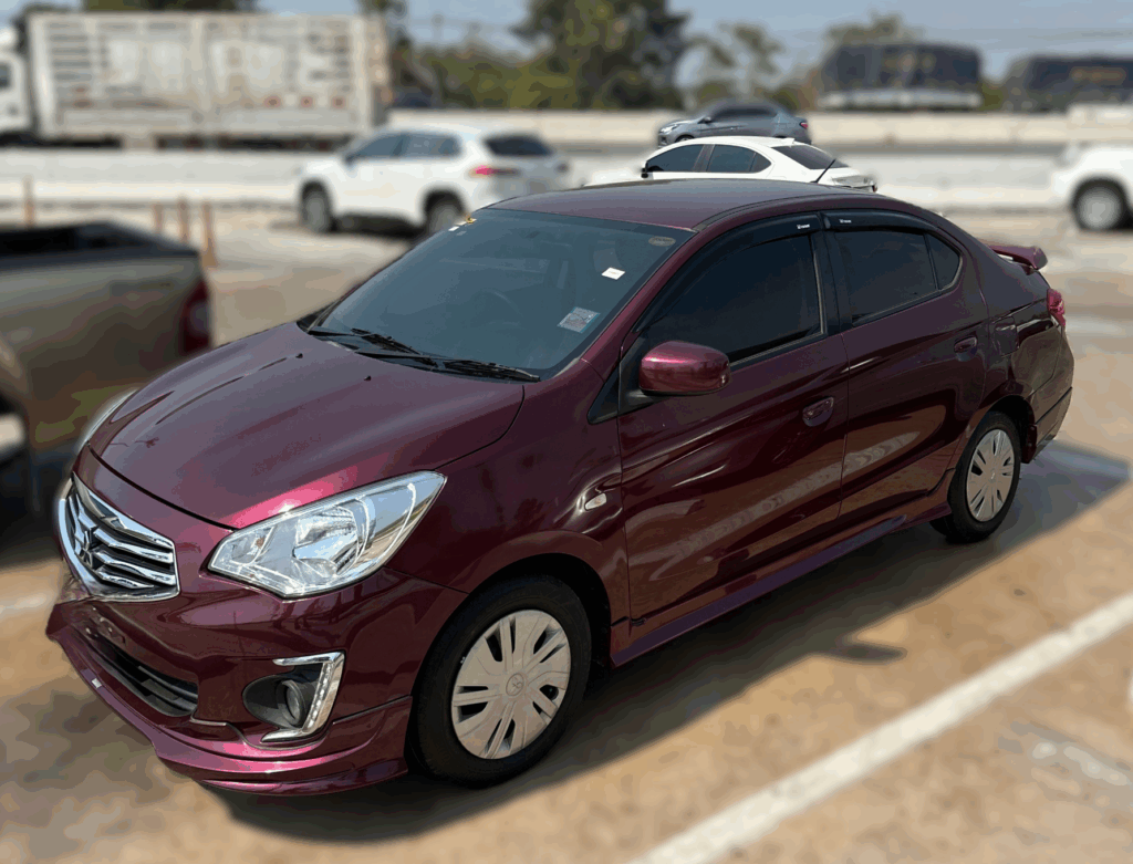Mitsubishi Attrage Red 2016-2018 или аналог в Паттайе, Таиланд
