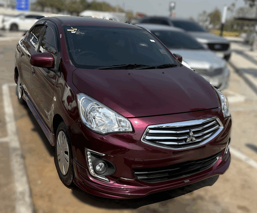 Mitsubishi Attrage Red 2016-2018 или аналог в Паттайе, Таиланд