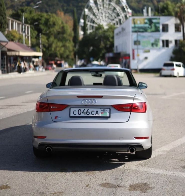 Audi S3 кабриолет красный 2017-2019 или аналог в Новом Афоне, Абхазия