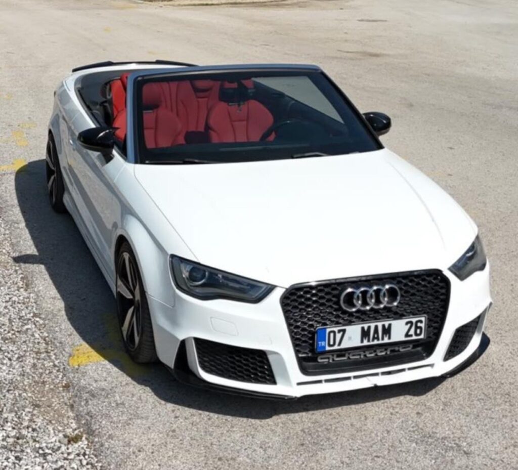 AUDI A3 тюнинг кабриолет 2017-2020 в Анталии, Турция