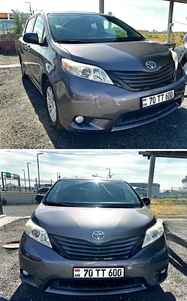 Toyota Sienna 7 мест 2015-2017 или аналог в Ереване, Армения