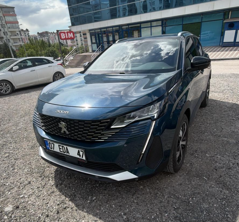 Peugeot 3008 автомат 2023-2025 или аналог в Анталии, Турция